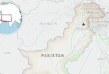 Overcrowded bus plunges into ravine in Pakistan, killing 40 passengers and injuring 8