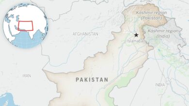 Overcrowded bus plunges into ravine in Pakistan, killing 40 passengers and injuring 8 Overcrowded bus plunges into ravine in Pakistan, killing 40 passengers and injuring 8