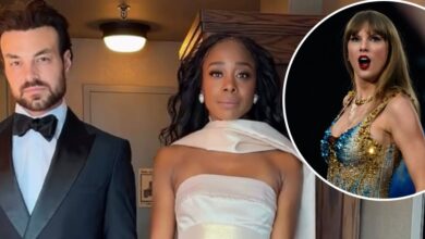 Taylor Swift’s Tour Dancer Gets Hate Over Dress at Wedding
