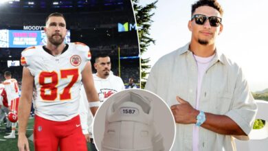 Travis Kelce in lawsuit fight with sneaker company ahead of Taylor Swift wedding Travis Kelce in lawsuit fight with sneaker company ahead of Taylor Swift wedding