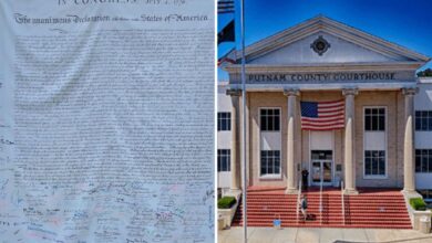 Vandals ruin NY county’s patriotic 4th of July celebration with hateful graffiti: ‘Gross disrespect’ Vandals ruin NY county’s patriotic 4th of July celebration with hateful graffiti: ‘Gross disrespect’