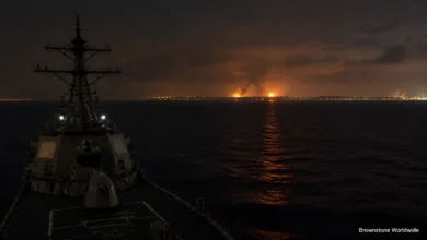 US Strikes Iran for 9th Straight Night as Oil Tops and Hormuz Tensions Escalate US Strikes Iran for 9th Straight Night as Oil Tops and Hormuz Tensions Escalate