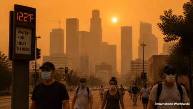 Triple Weather Crisis Grips US: Wildfire Smoke, Deadly Floods, and 68 Large Blazes Across 15 States