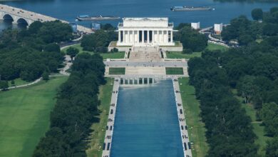 Secretary Burgum defends cost of Reflecting Pool repairs: ‘It’s going to be a small number’