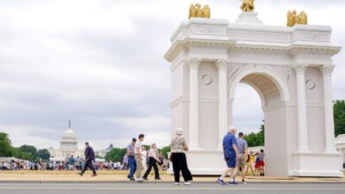 Trump’s plan for a triumphal arch in the nation’s capital is getting another review