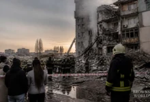 Russian Missile Barrage Hits Kyiv, Killing at Least 13