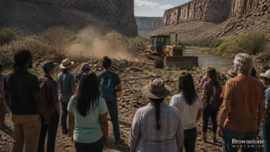 Bulldozers in Big Bend Spark Outcry as Border Wall Construction Begins in Texas National Park Bulldozers in Big Bend Spark Outcry as Border Wall Construction Begins in Texas National Park