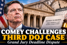 Comey Seeks Dismissal of Third DOJ Case, Citing Missed Grand Jury Indictment Deadline Comey Seeks Dismissal of Third DOJ Case, Citing Missed Grand Jury Indictment Deadline