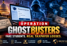 Operation Ghostbusters: DOJ Charges Five in ‘Ghost Student’ Aid Fraud Crackdown, Warns of Millions Lost