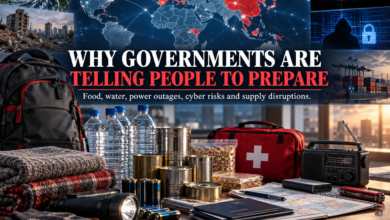 Why Governments Are Telling People to Stockpile Emergency Supplies — And What the Warnings Really Mean