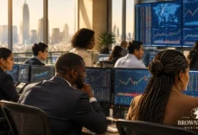 Stocks Near Record Highs While Bond Yields Hit Two-Decade Peak