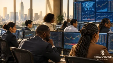 Stocks Near Record Highs While Bond Yields Hit Two-Decade Peak
