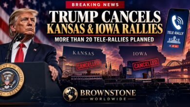Trump Cancels Kansas and Iowa Rallies, Shifts to More Than 20 Telephone Events Before Midterms Trump Cancels Kansas and Iowa Rallies, Shifts to More Than 20 Telephone Events Before Midterms