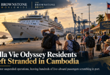 Villa Vie Odyssey Residents Stranded in Cambodia After Cruise Suspends Operations