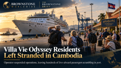 Villa Vie Odyssey Residents Stranded in Cambodia After Cruise Suspends Operations